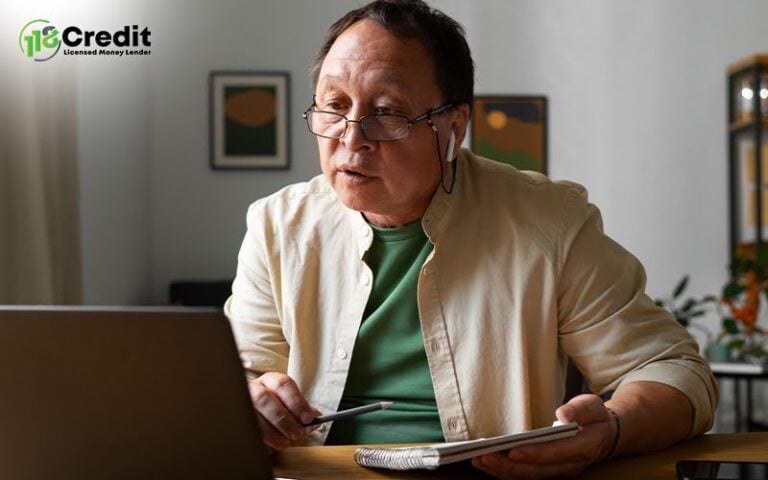 Old Man Borrowing Money to Invest for Retirement